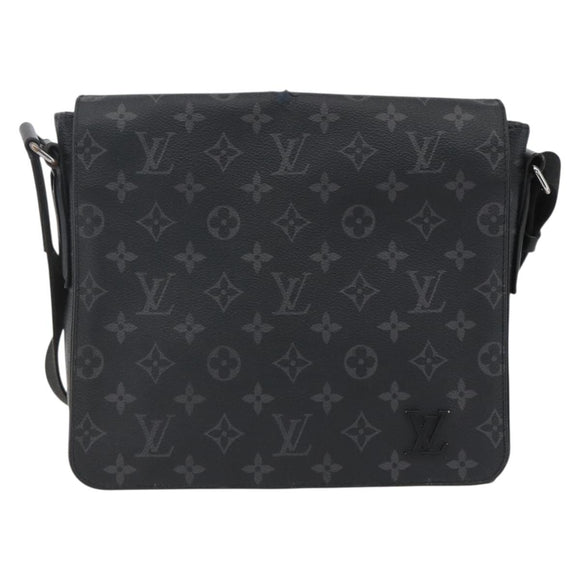 LOUIS VUITTON Monogram Eclipse District PM Shoulder Bag M45272 LV Auth 151784