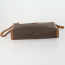 CELINE Macadam Canvas Shoulder Bag PVC 4 Set Beige Brown Navy Auth 151786-18