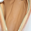 CELINE Macadam Canvas Shoulder Bag PVC 4 Set Beige Brown Navy Auth 151786-19