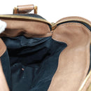 Chloe Hand Bag Leather 2way Brown Gold Auth 151789-24