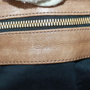 Chloe Hand Bag Leather 2way Brown Gold Auth 151789-26