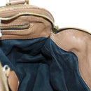 Chloe Hand Bag Leather 2way Brown Gold Auth 151789-28