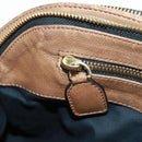 Chloe Hand Bag Leather 2way Brown Gold Auth 151789-30