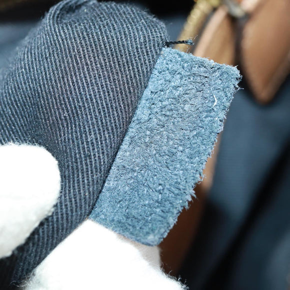 Chloe Hand Bag Leather 2way Brown Gold Auth 151789