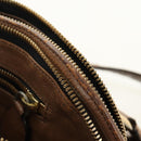 Chloe Hand Bag Leather 2way Brown Gold Auth 151789-25