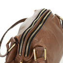 Chloe Hand Bag Leather 2way Brown Gold Auth 151789-7