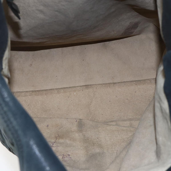 BOTTEGA VENETA INTRECCIATO Hand Bag Leather Black 131673 Auth 151791