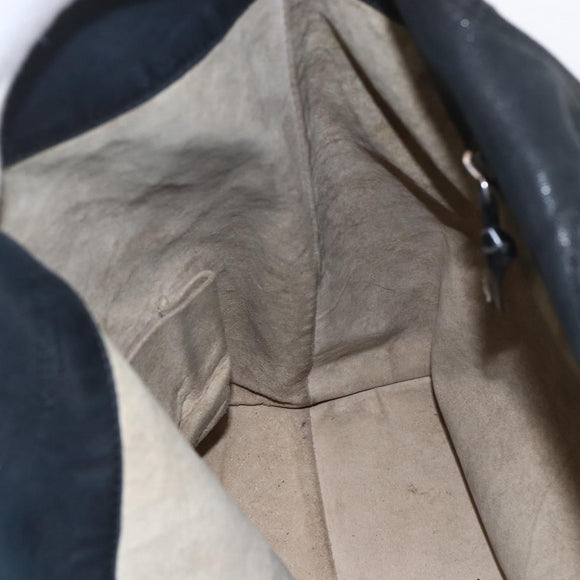 BOTTEGA VENETA INTRECCIATO Hand Bag Leather Black 131673 Auth 151791