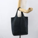 BOTTEGA VENETA INTRECCIATO Hand Bag Leather Black 131673 Auth 151791-20