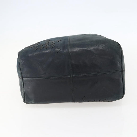 BOTTEGA VENETA INTRECCIATO Hand Bag Leather Black 131673 Auth 151791