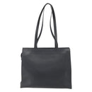 Christian Dior Hand Bag Leather Black Gold Auth 151795-2