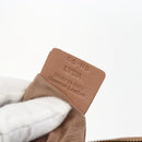 BALLY Hand Bag Leather Beige Gold Auth 151798-12