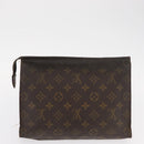 LOUIS VUITTON Monogram Poche Toilette 26 Pouch 2 Set M47542 LV Auth 151802-10