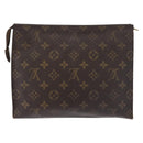 LOUIS VUITTON Monogram Poche Toilette 26 Pouch 2 Set M47542 LV Auth 151802-3