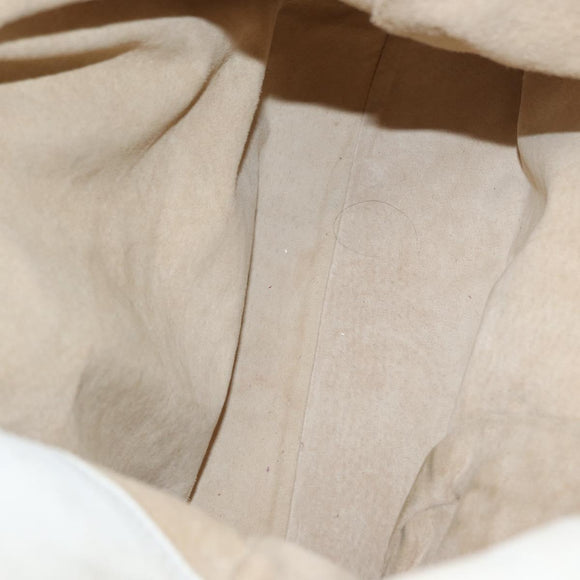 BOTTEGA VENETA INTRECCIATO Hand Bag Leather White 131673 Auth 151803