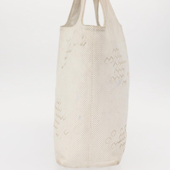 BOTTEGA VENETA INTRECCIATO Hand Bag Leather White 131673 Auth 151803