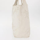 BOTTEGA VENETA INTRECCIATO Hand Bag Leather White 131673 Auth 151803-4
