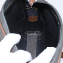 Christian Dior Honeycomb Canvas Shoulder Bag Gray Auth 151804-18