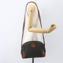 Christian Dior Honeycomb Canvas Shoulder Bag Gray Auth 151804-19