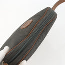 Christian Dior Honeycomb Canvas Shoulder Bag Gray Auth 151804-6