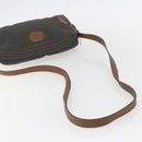 Christian Dior Honeycomb Canvas Shoulder Bag Gray Auth 151804-7