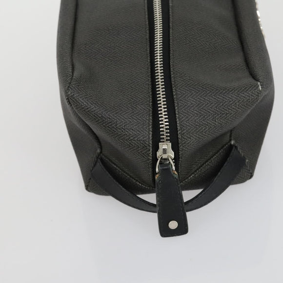 BVLGARI Tote Bag Canvas 3 Set Black Auth 151805