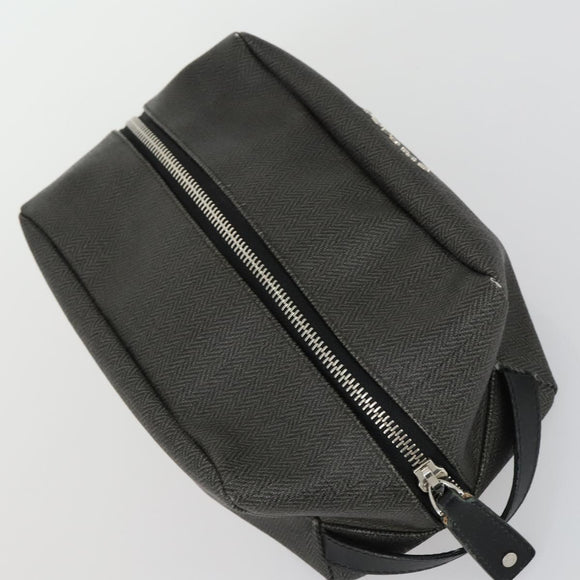 BVLGARI Tote Bag Canvas 3 Set Black Auth 151805