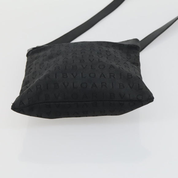 BVLGARI Tote Bag Canvas 3 Set Black Auth 151805