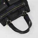 BVLGARI Tote Bag Canvas 3 Set Black Auth 151805-5