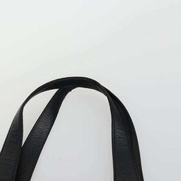 BVLGARI Tote Bag Canvas 3 Set Black Auth 151805