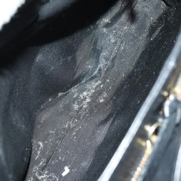 BVLGARI Tote Bag Canvas 3 Set Black Auth 151805