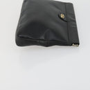 CELINE C Sulky Hand Bag Leather 2 Set Brown Black Auth 151808-12