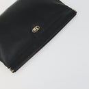 CELINE C Sulky Hand Bag Leather 2 Set Brown Black Auth 151808-13