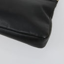 CELINE C Sulky Hand Bag Leather 2 Set Brown Black Auth 151808-15