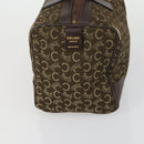 CELINE C Sulky Hand Bag Leather 2 Set Brown Black Auth 151808-4