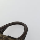 CELINE C Sulky Hand Bag Leather 2 Set Brown Black Auth 151808-6