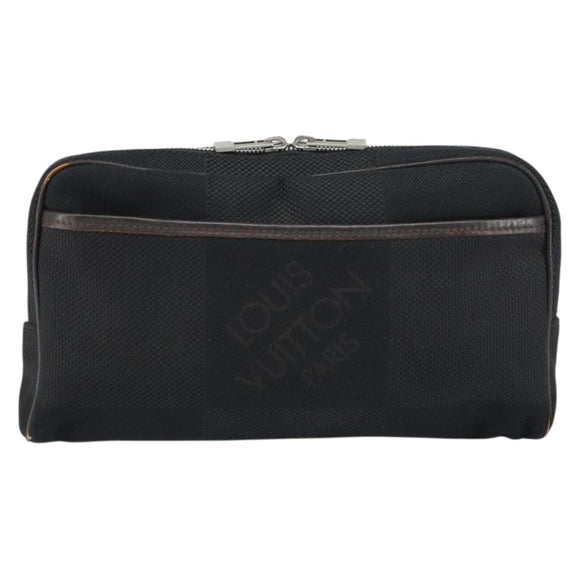 LOUIS VUITTON Damier Geant Acrobat Shoulder Bag Canvas Black M93620 Auth 151814