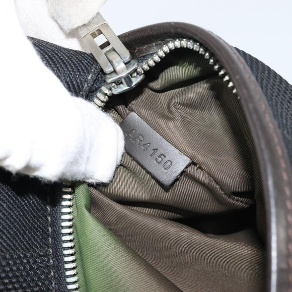 LOUIS VUITTON Damier Geant Acrobat Shoulder Bag Canvas Black M93620 Auth 151814