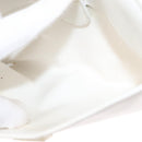 CELINE Shoulder Bag Leather White Gold Auth 151815-21