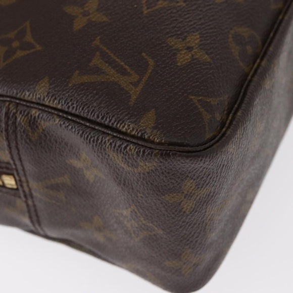 LOUIS VUITTON Monogram Trousse Toilette 28 Clutch Bag M47522 LV Auth 151817