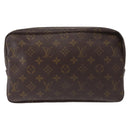 LOUIS VUITTON Monogram Trousse Toilette 28 Clutch Bag M47522 LV Auth 151817-2