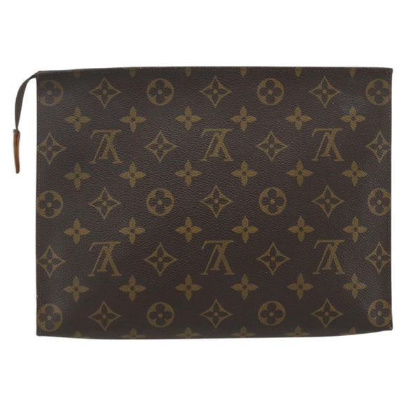 LOUIS VUITTON Monogram Poche Toilette 26 Pouch M47542 LV Auth 151819