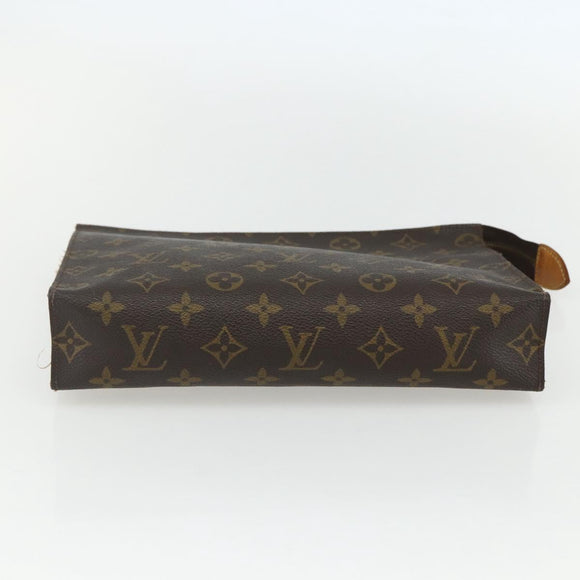 LOUIS VUITTON Monogram Poche Toilette 26 Pouch M47542 LV Auth 151819