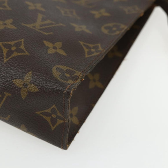LOUIS VUITTON Monogram Poche Toilette 26 Pouch M47542 LV Auth 151819