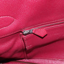 HERMES Shoulder Birkin 45 Hand Bag Leather Bordeaux Silver Auth 151820SM-27