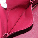 HERMES Shoulder Birkin 45 Hand Bag Leather Bordeaux Silver Auth 151820SM-31