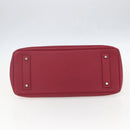 HERMES Shoulder Birkin 45 Hand Bag Leather Bordeaux Silver Auth 151820SM-5