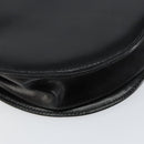 GIVENCHY Hand Bag Leather Black Gold Auth 151826-13