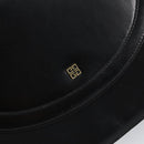 GIVENCHY Hand Bag Leather Black Gold Auth 151826-14