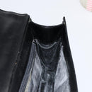 GIVENCHY Hand Bag Leather Black Gold Auth 151826-18